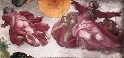 Michelangelo Buonarroti, Creation of the Sun, Moon, and Plants